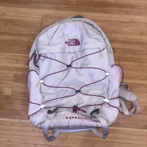Vintage The North Face Borealis Backpack Light Purple / Pink Trim